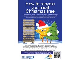 Free Christmas tree drop off points across Test Valley | Test Valley ...